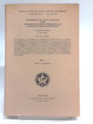 Surface Phenomena in Semiconductors (Various - 1963) (ID:20526)