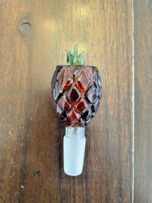 14MM Thick Quality Glass Rum Pineapple Bowl Holder