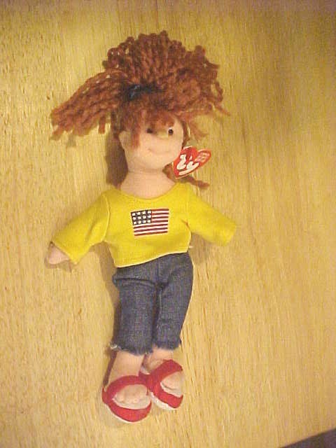 TY Teenie Beanie Bopper American Millie Collection 8” Plush Doll DOB 7/4 Retired