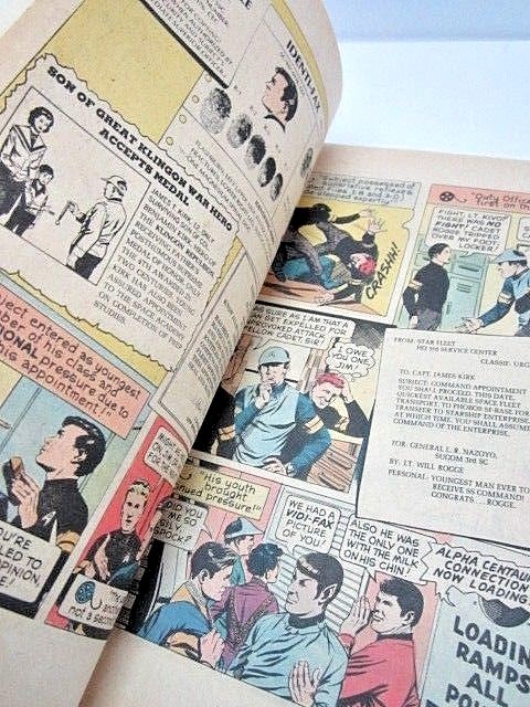 1976 STAR TREK THE ENTERPRISE LOGS VOLUME 1 ISSUES NO. 1 - NO. 8 HIGH GRADE