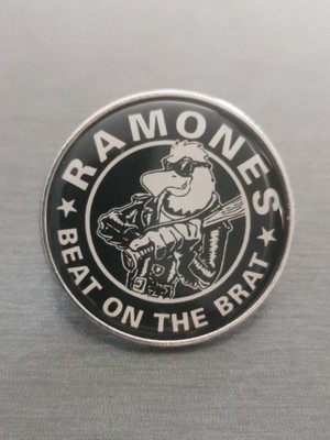 THE RAMONES I Wanna Be Sedated Poison Heart pin Badge Patch New High Quality