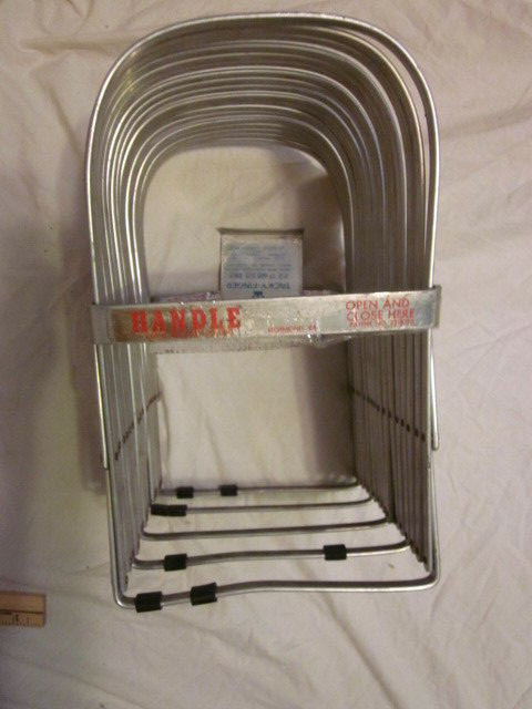 Vintage Aluminum HANDLE TACKY-FINGER EVANS Expanding Filer Sorter Collator