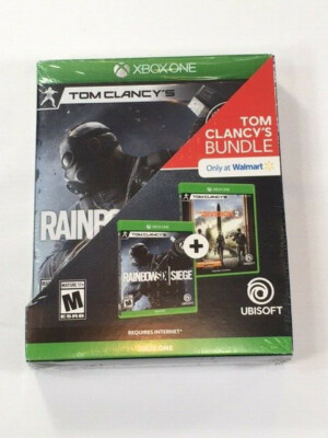 Tom Clancy s Rainbow Six Siege and The Division 2 Game Bundle XBox One - New 