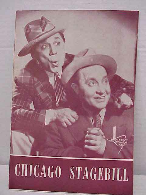 7 Vintage 1940's CHICAGO STAGEBILL Theater Memorabilia Brigadoon & Others