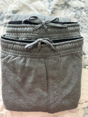 Eddie Bauer Men's Lounge Set Pants Shorts 2 PC PACK  (CHAR GRAY LARGE)NWOT