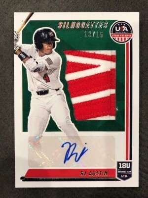 RJ AUSTIN 2021 2022 Panini Stars & Stripes USA Baseball