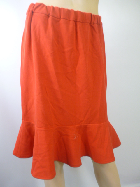 Ladies Red Knee Length Work Skirt Uk 10 Eu 36 Ebay