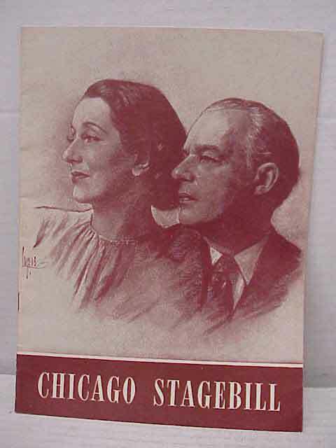 7 Vintage 1940's CHICAGO STAGEBILL Theater Memorabilia Brigadoon & Others