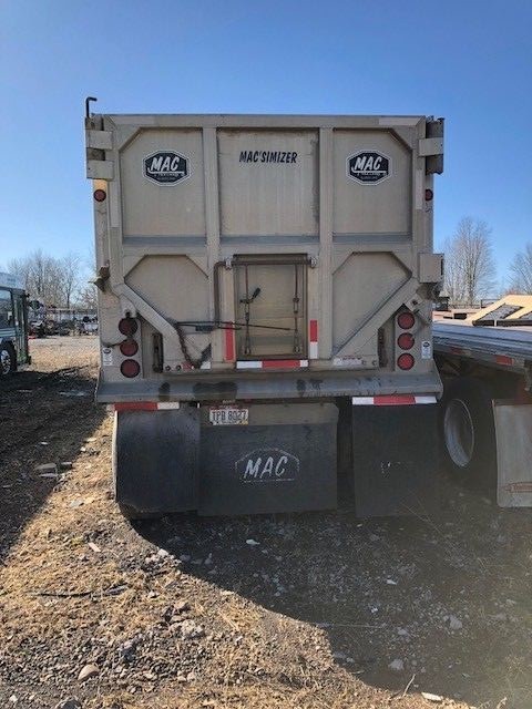 2006 MACK ROUND BOTTOM ALUMINUM DUMP TRAILER