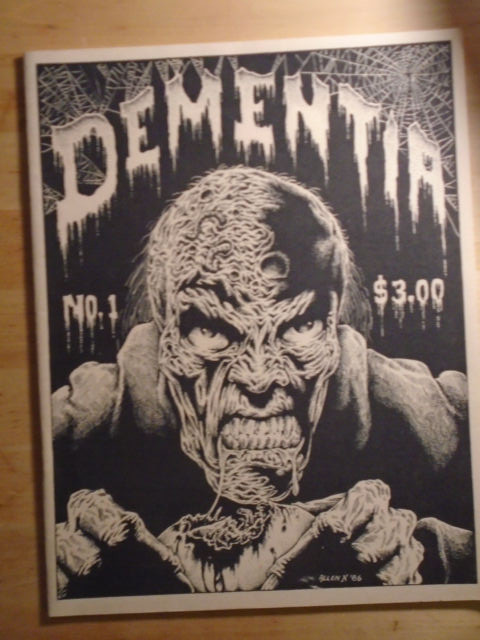 Dementia #1 1986 Roger Reus Horror Fanzine JN Williamson Janet Fox Great Cov VF