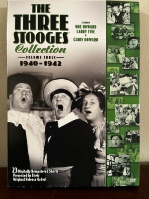 The Three Stooges Collection, Vol. 3: 1940-1942 (DVD, 2-Disc Set)