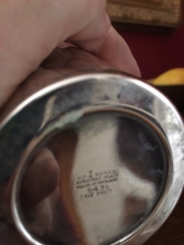 Vintage Never Used Kingsway Silver Plate Martini Shaker, One Pint, English