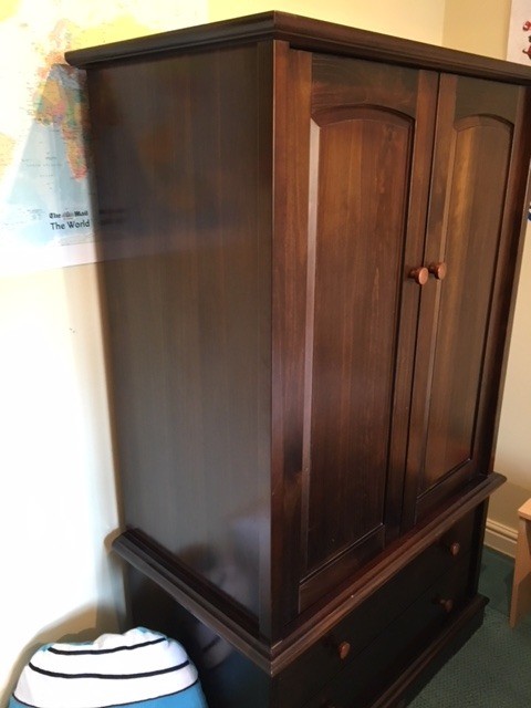 Boori Nursery Wardrobe In Dark English Oak In Rothley