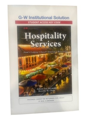 Hospitality Services G-W access key code 4th edition Reynolds chase 978164564588