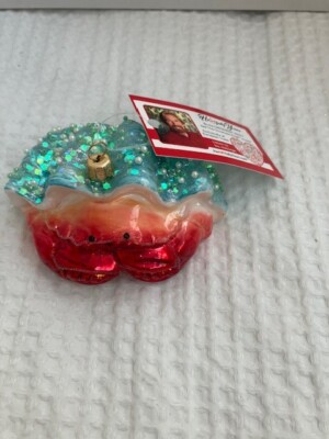 Christopher Radko Clam Ornament NWT