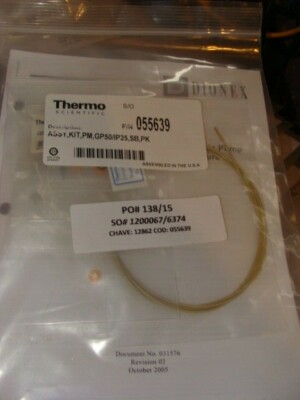 Thermo scientific GP50/IP25 Std Bore Preventive Maint, Kit, PEEK P/N 055639