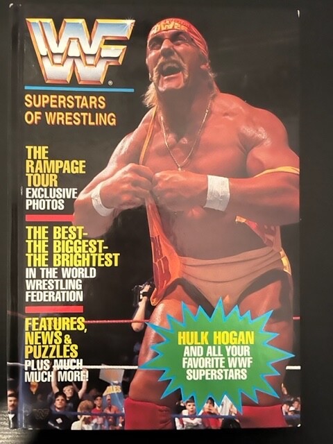 洋書・プロレス　W.W.F. Superstars of Wrestling WWF Superstars Of Wrestling - Hardcover Book (1991) ISBN