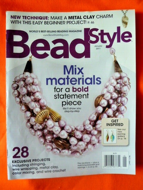 Lot of (10) BEAD STYLE Beading Jewelry Craft Magazines 2011-2013