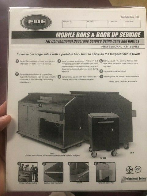 FWE Mobile Bar/Back Bar