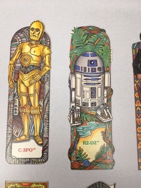 STAR WARS Random House (9) bookmarks VINTAGE 1983 Luke, Darth, R2, C3P0, Han, Ob