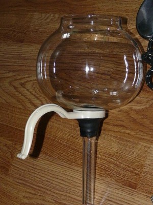 Vintage 1930-40's 6 Cup Silex LK-10 Vacuum Coffee Maker with Electric Heather