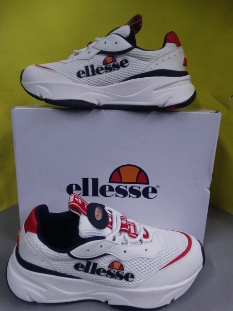 ellesse 90s オーバーサイズ バイカラーブルゾン M ホワイト 90's ellesse エレッセ ジップアップ ハイネックブルゾン 白