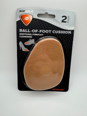 Sof Sole Foam Ball-of-Foot Cushion Shoe Insoles NEW