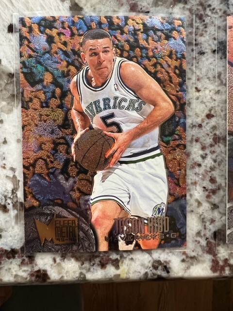 1995-96 FLEER METAL CARD DALLAS MAVERICKS JASON KIDD #22 | eBay