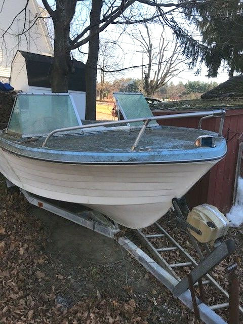 1966 Wellcraft Powerboat Johnson Outboard Trailer Dover, NH | No Fees No Reserve
