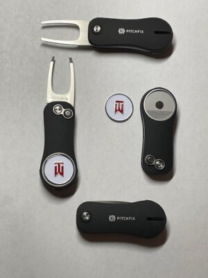 (1) Pitchfix Golf Switchblade Divot Tool Hybrid 2.0 With 1'' TW Coin Golf Marker