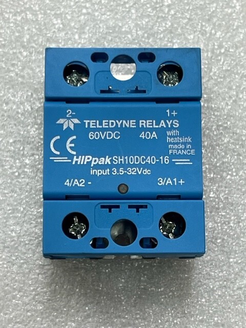 Teledyne HIPpak SH10DC40-16 60VDC 40A Solid State Relay Used