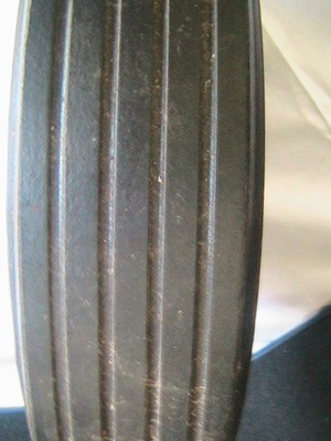 1  Rubber tires and plastic rim wheel  12