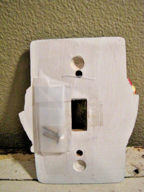 Noah's Ark Resin Light Switch Cover - Bible Story - vintage - early 1990's