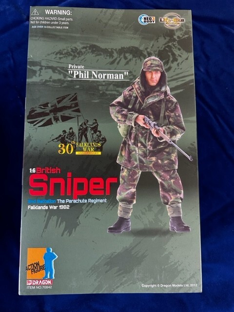 【USED-絶版品】ドラゴン 1/6scale ミリタリーフィギュア Dragon 1/6 British 2nd Battalion Sniper Private 