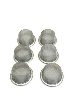 6 x Aluminum filters special for pipes