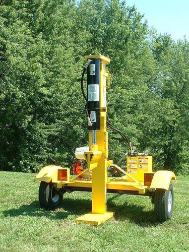 PowerTek 50-Ton Honda 13 hp GX390 Tilt Gas Wood Log Splitter USA Made Taillights