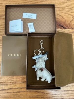Gucci french bulldog keychain cheap