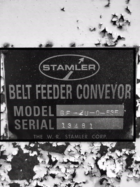 Stamler belt feeder conveyor unused with folding hoppers large capacity in PA