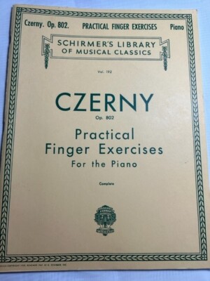 Czerny Op. 802: Practical Finger Exercises for the Piano, Rolle, Schirmer