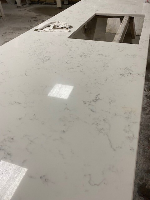 Carrara Quartz 20mm - 6 metres ONLY £1000