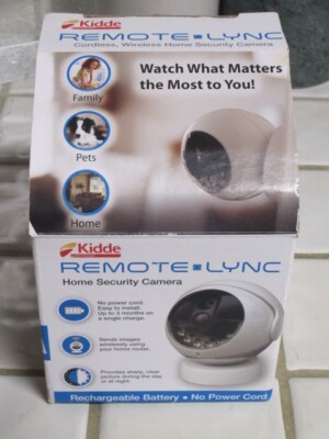 Kidde Remote Lync, Cordless, Wireless, Home Security Camera