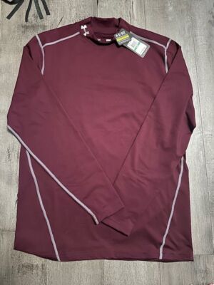 Under Armour ColdGear Fitted Mock Neck Long Sleeve NEW