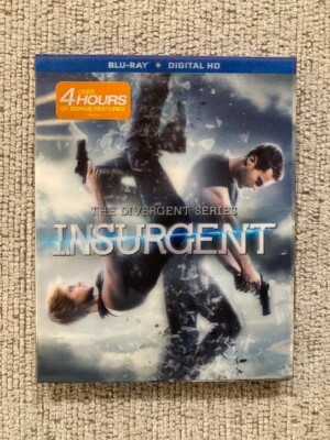 The Divergent Series: Insurgent (Blu-ray/DVD, 2015) w/ Slipcover