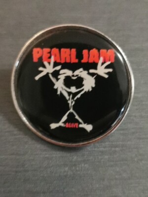 PEARL JAM Even Flow Black Ten Vitalogy Yield Pin Badge Patch New High Quality