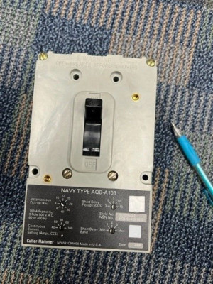 Cutler-Hammer AQB-A103 Breaker 3 pole, 40A - 100A