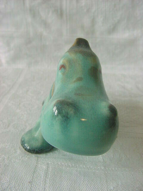 BESWICK Blue Gloss HIPPO Comical FUN Series #697 RARE England 1939 Vintage HIPPO
