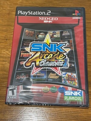 NEW SEALED SNK Arcade Classics Vol. 1 Sony Playstation 2 NEO GEO 2008 PS2