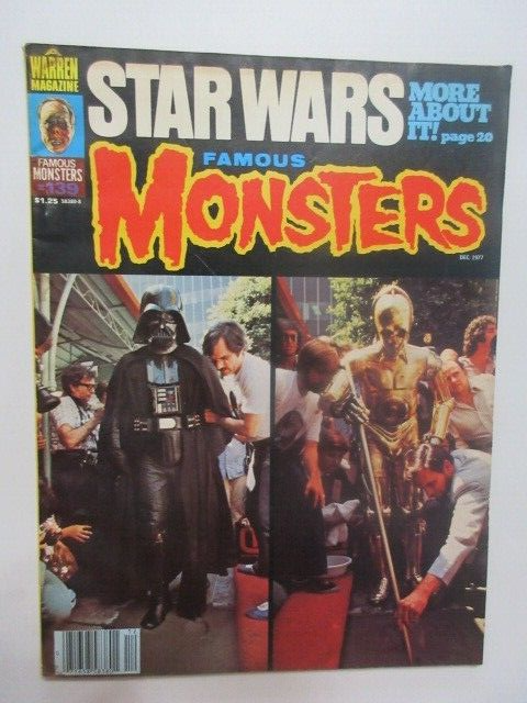 Warren Magazine Star Wars FAMOUS MONSTERS Dec. 1977 | eBay