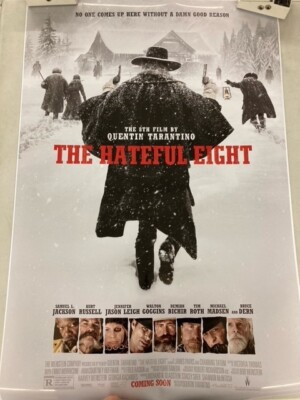 THE HATEFUL EIGHT Movie POSTER 24x36 Inches