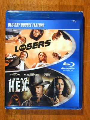 THE LOSERS / JONAH HEX 2010 BLU RAY DOUBLE FEATURE BRAND NEW SEALED